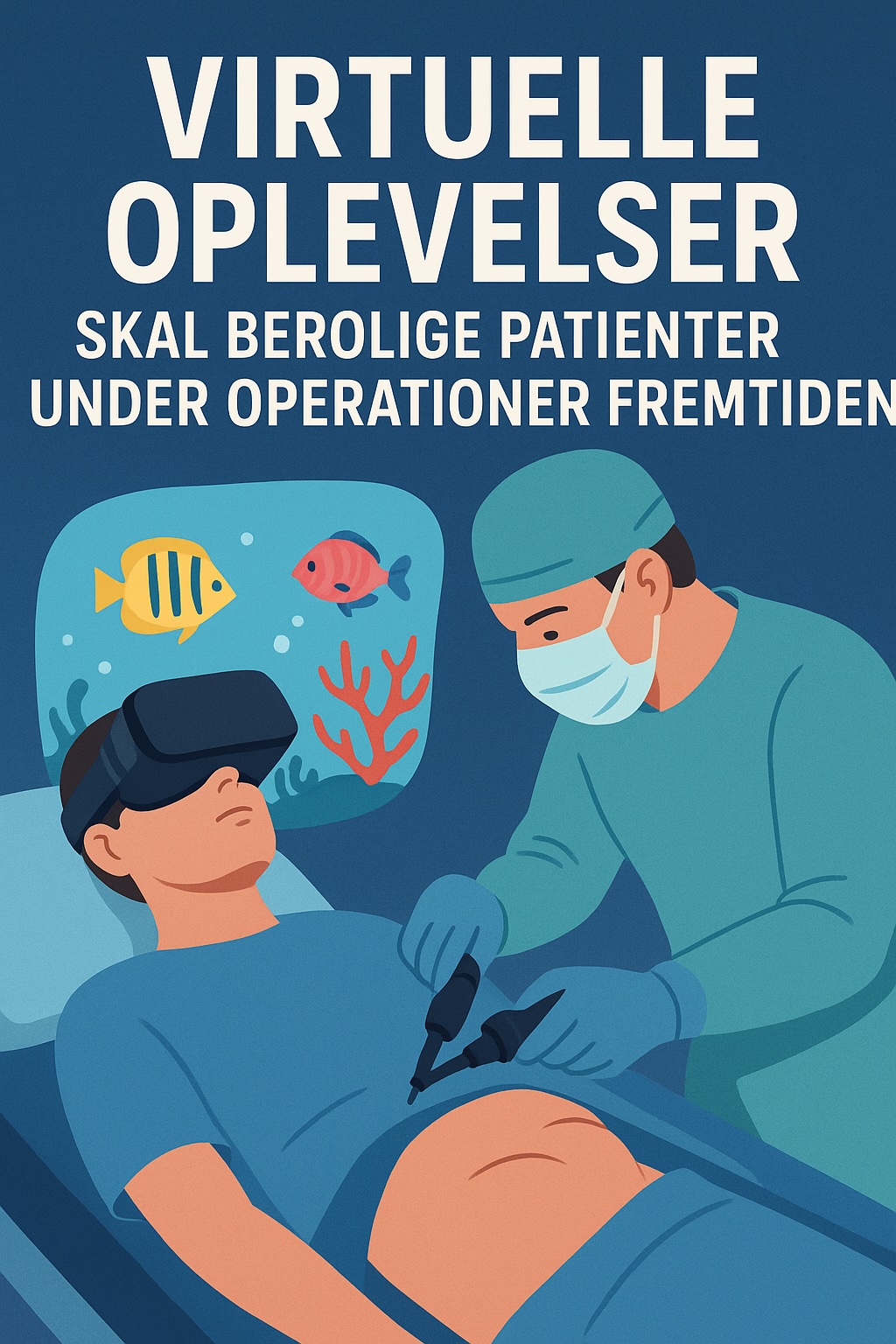 Virtuelle oplevelser skal berolige patienter under operationer i fremtiden